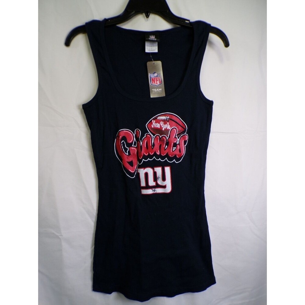 Women's Giants Navy Ribbed Tank Top Size L